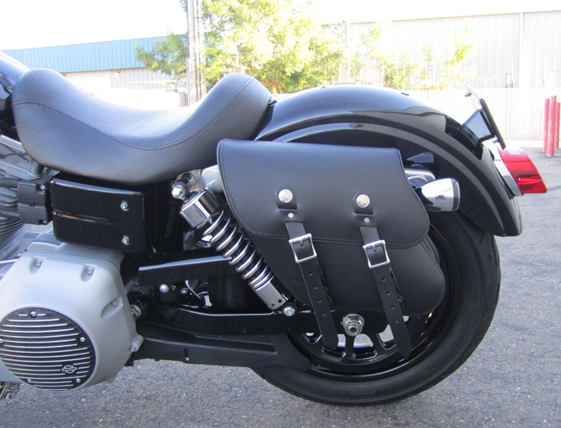 leather solo bag motorcycle